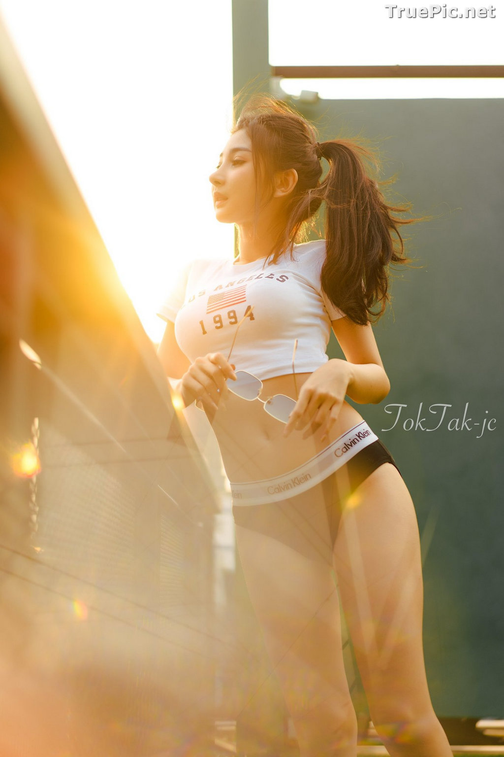 Image Thailand Model - Pattamaporn Keawkum - Crop Top and CK Underwear - TruePic.net - Picture-12