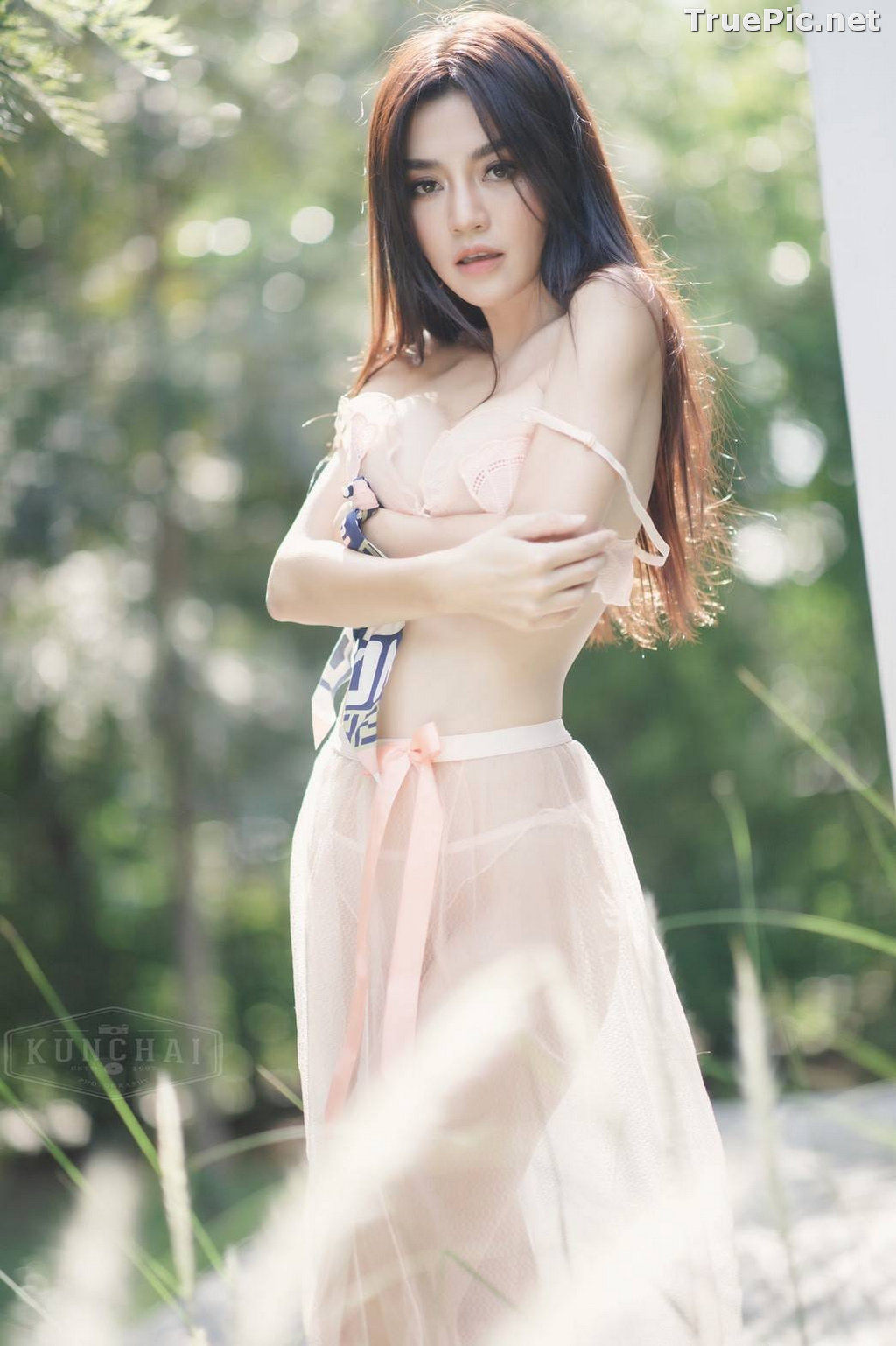 Image Thailand Model - ลฎาภา รัชตะอมรโชติ - Pink Transparent Lingerie - TruePic.net - Picture-10