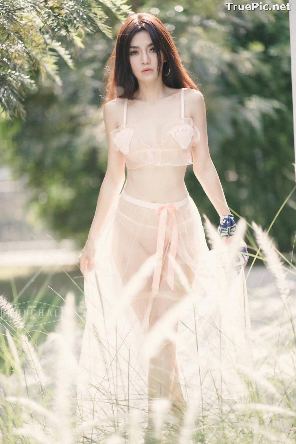 Image Thailand Model - ลฎาภา รัชตะอมรโชติ - Pink Transparent Lingerie - TruePic.net - Picture-12