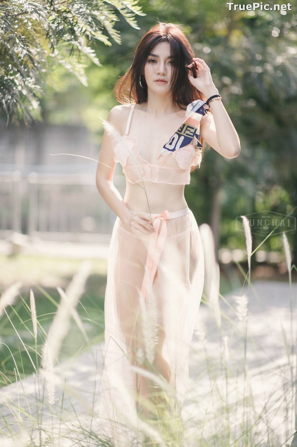 Image Thailand Model - ลฎาภา รัชตะอมรโชติ - Pink Transparent Lingerie - TruePic.net - Picture-9