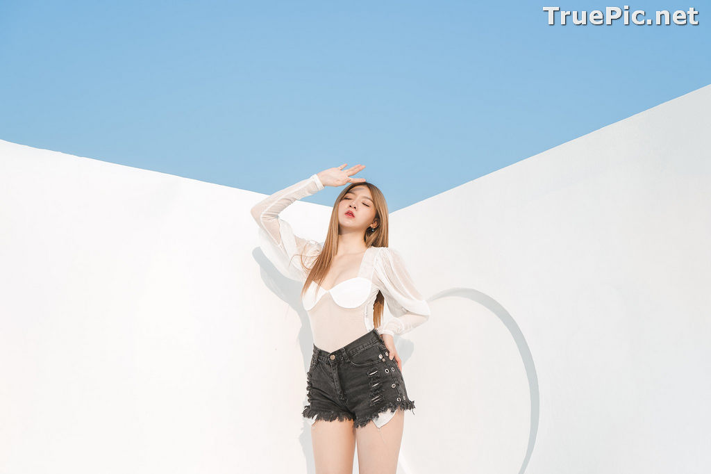 Image Thailand Model - Sasi Ngiunwan - Transparent Shirt and Short Pants - TruePic.net - Picture-6