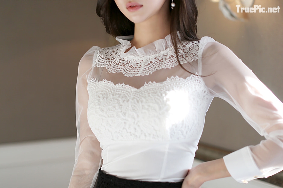 Park Da Hyun Korea Model very cute with beautiful Office Dress, TruePic.net