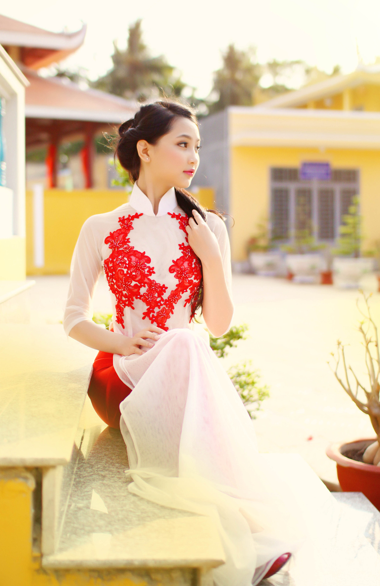 sexy girl, Vietnam beautiful girl, Girl Việt xinh, hot girl, ao dai