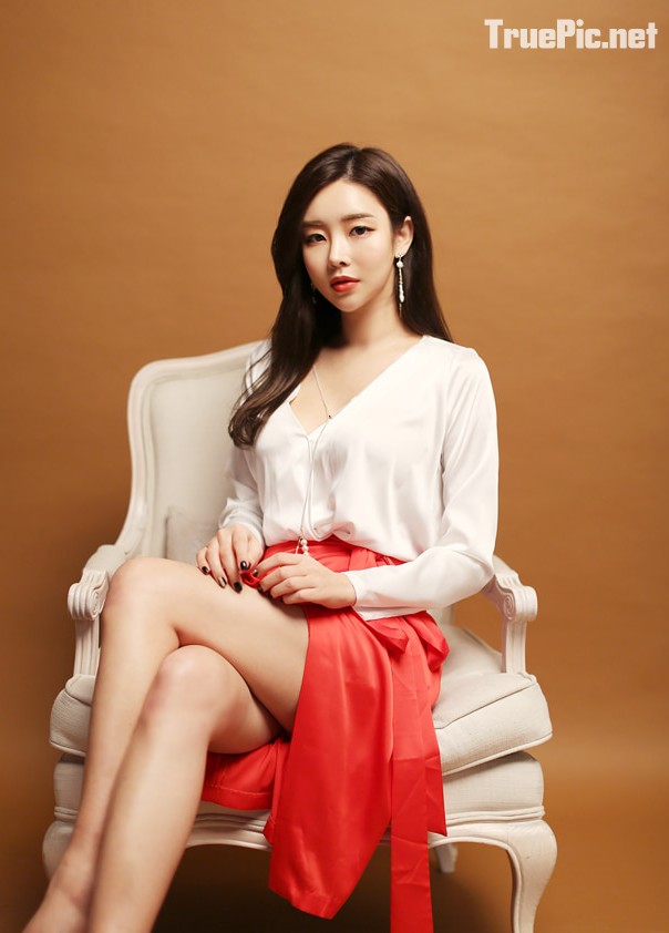 Park Da Hyun beautiful images - Korean fashion office dress - Jan.2018, TruePic.net