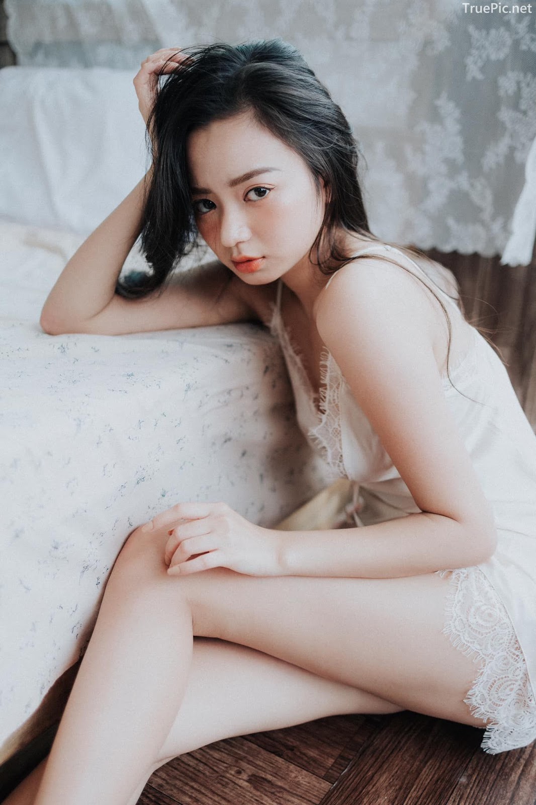 Vietnamese Sexy Model - Vu Ngoc Kim Chi - Beautiful in white - TruePic.net- Picture 24