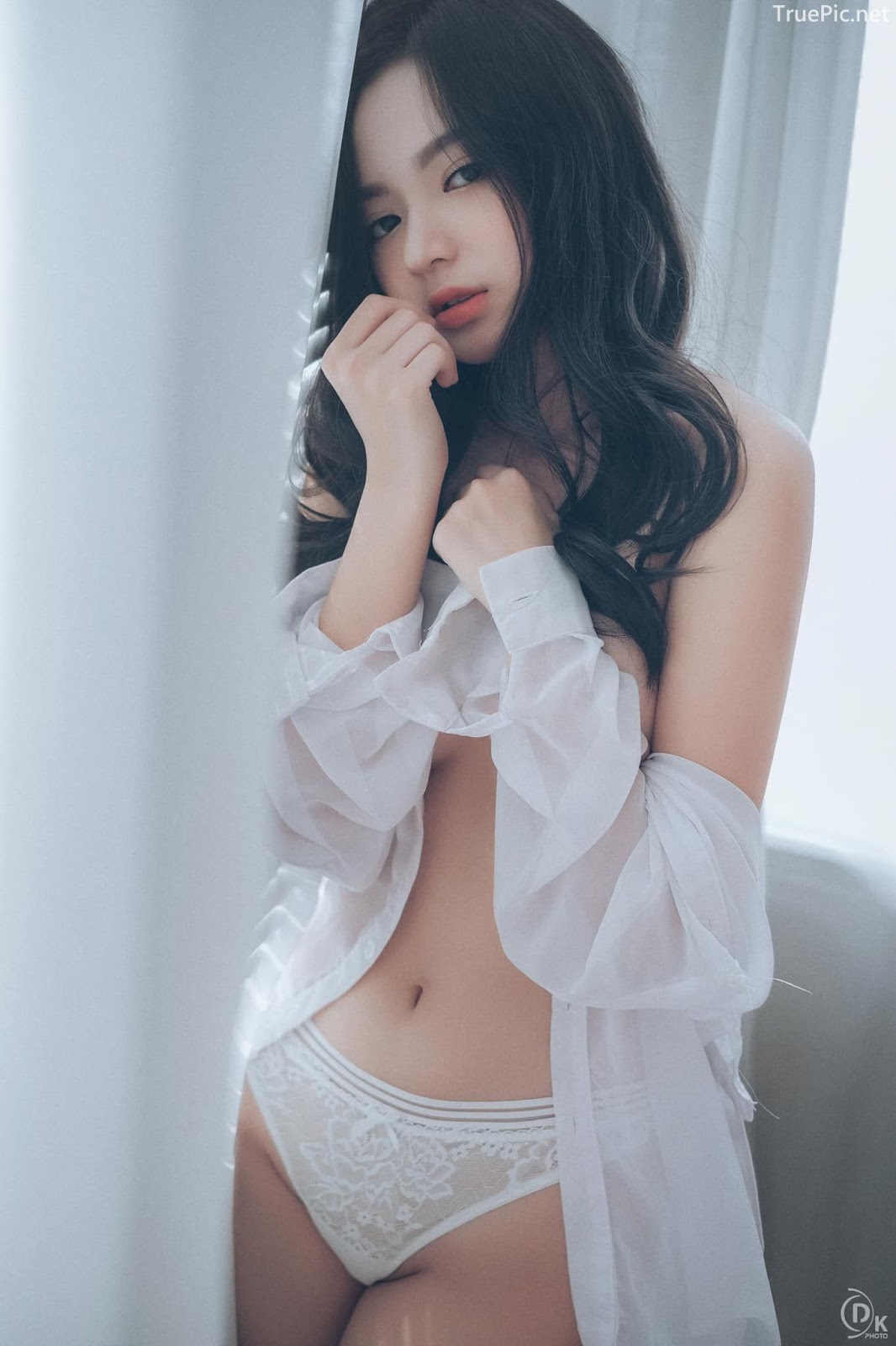 Vietnamese Sexy Model - Vu Ngoc Kim Chi - Beautiful in white - TruePic.net- Picture 8