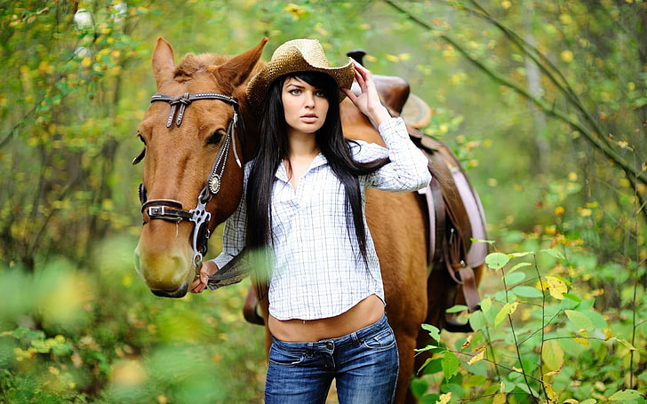 Woman with horse 1080P, 2K, 4K, 5K HD wallpapers free download | Wallpaper  Flare