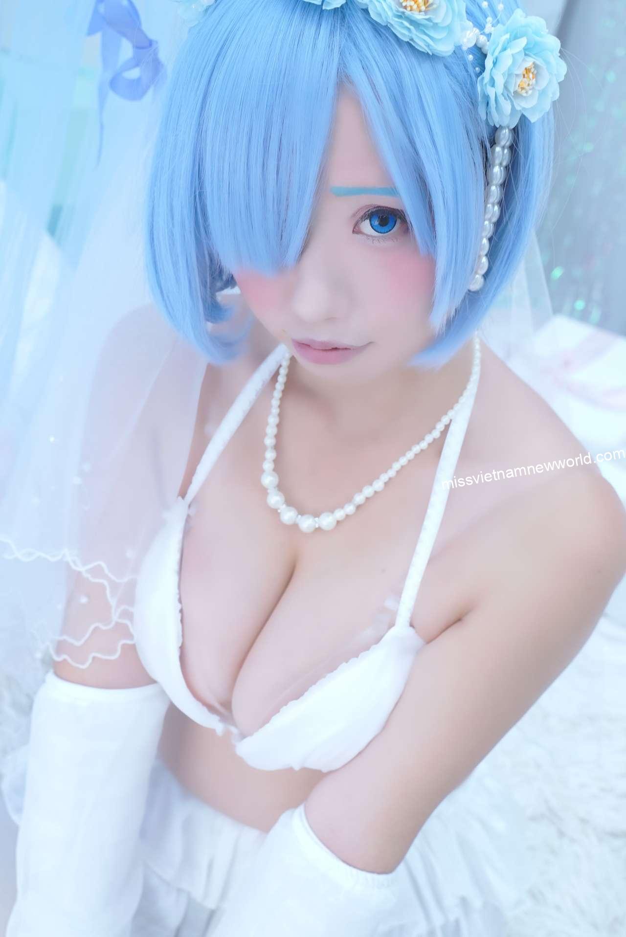 yunchimu-cosplay-rem-wedding (12)