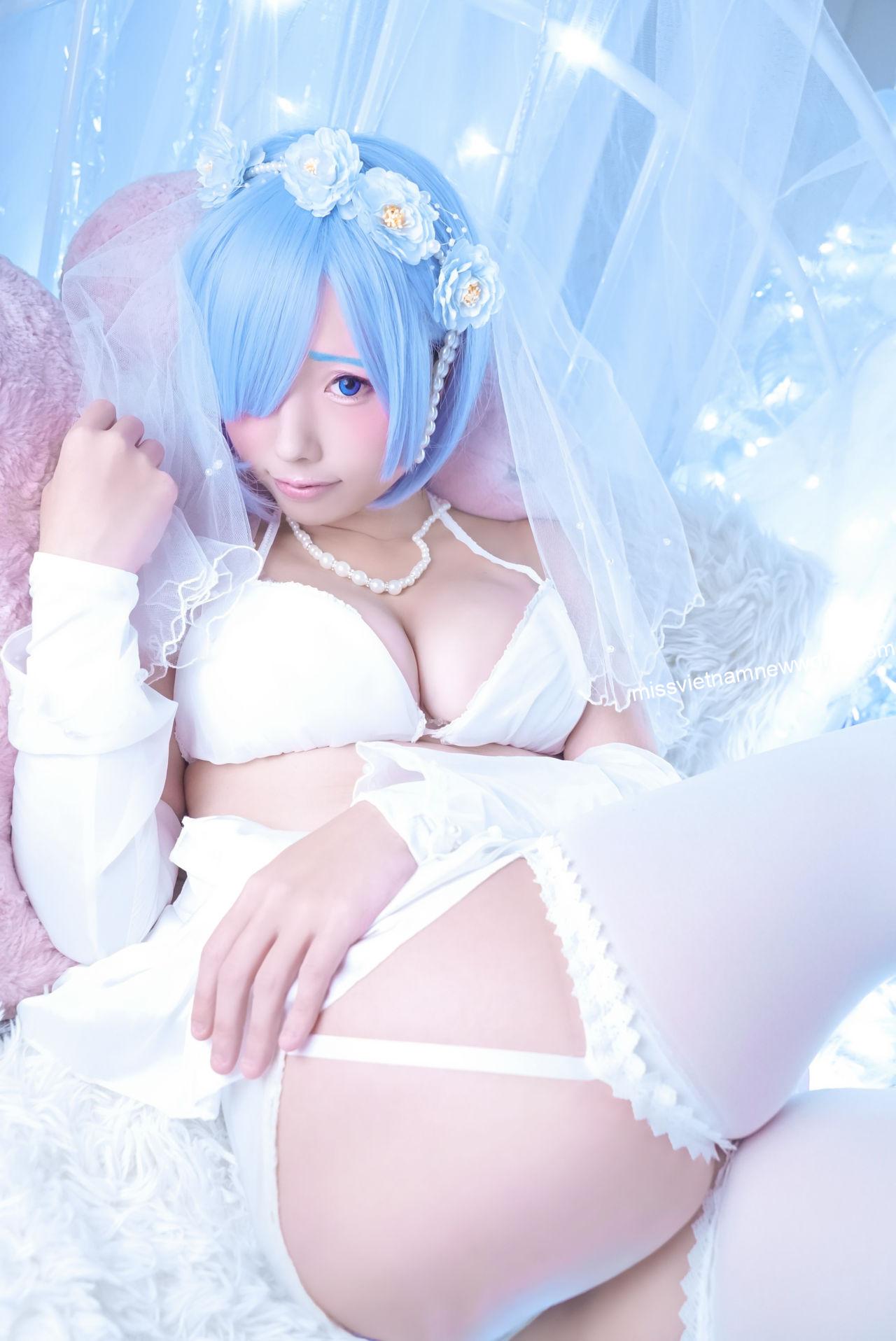 yunchimu-cosplay-rem-wedding (5)