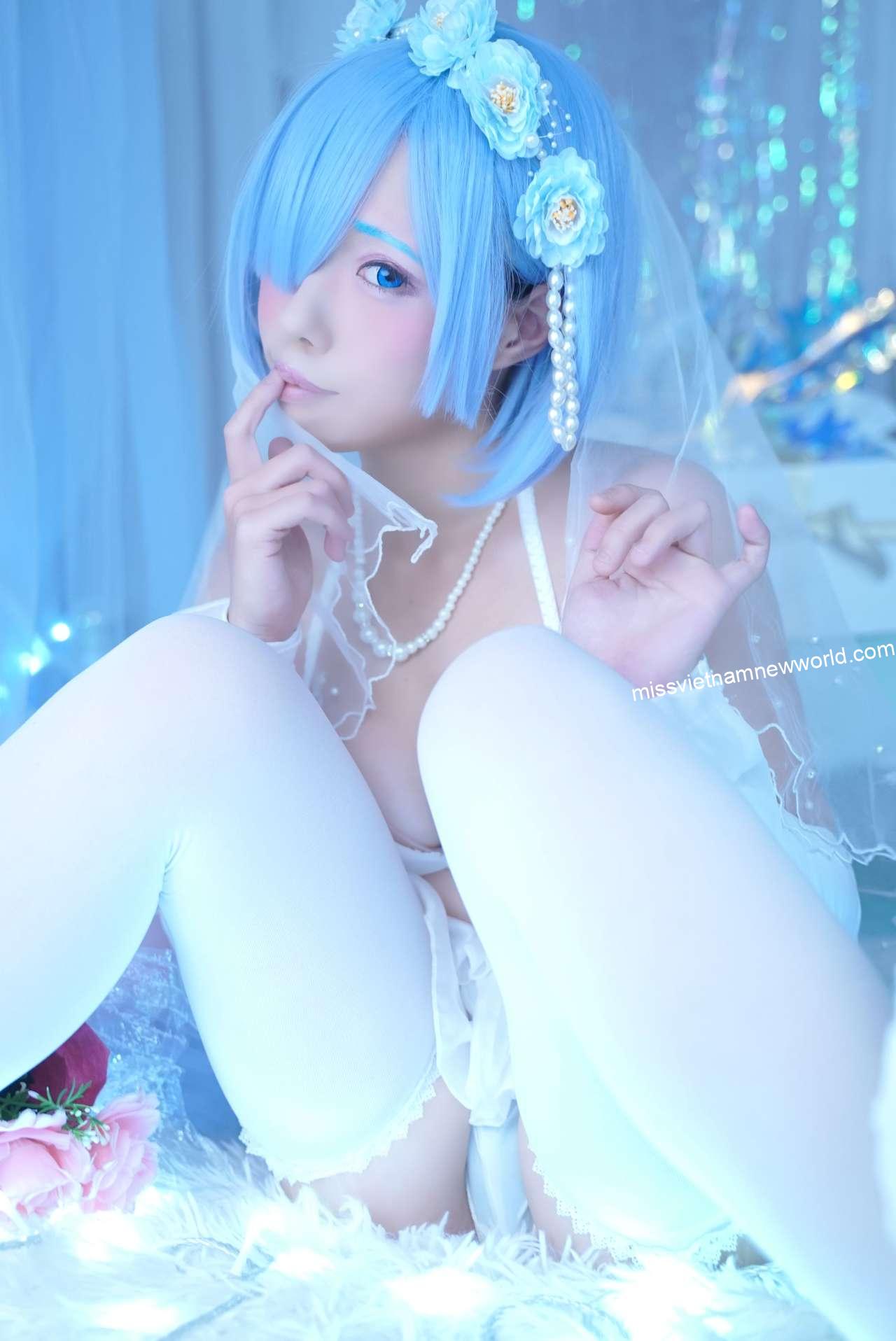 yunchimu-cosplay-rem-wedding (8)