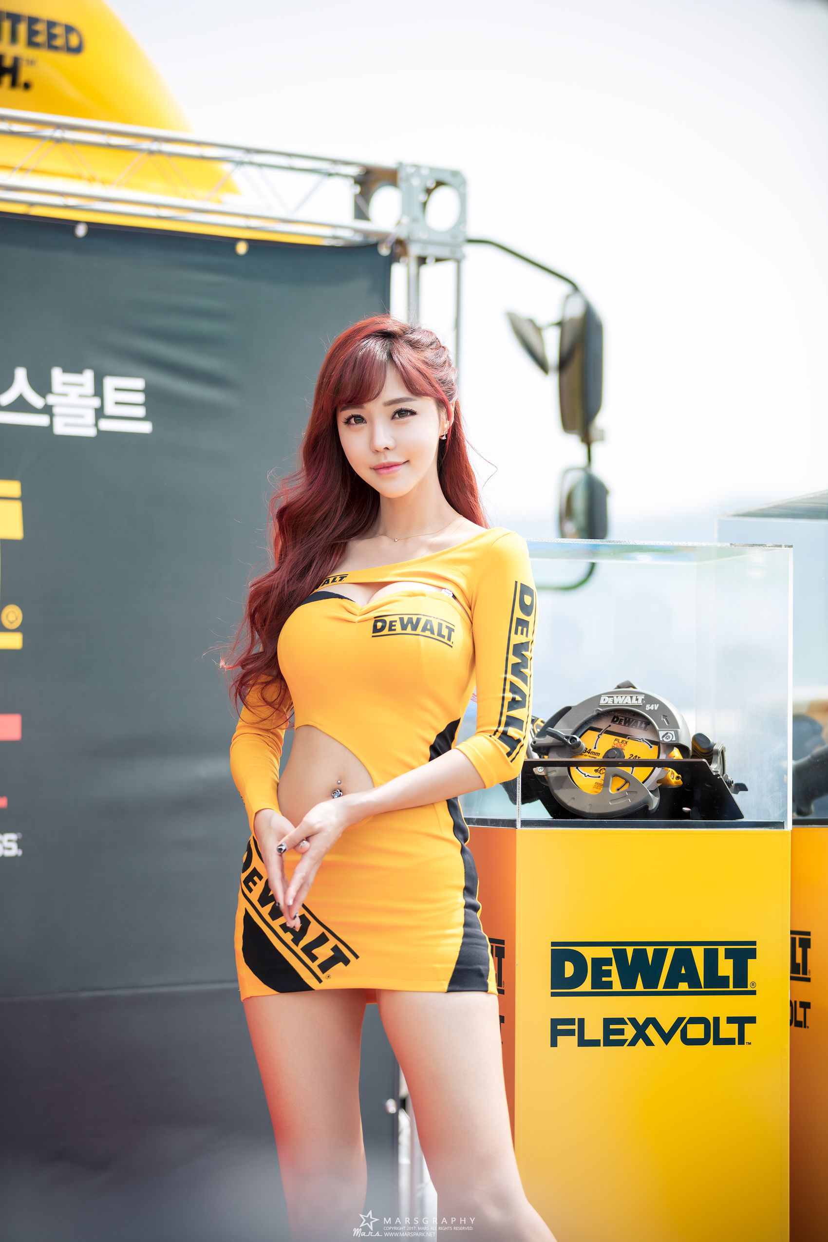 Seo Jin Ah at CJ Super Race Championship, Hot girl Korean, Hot girl live stream