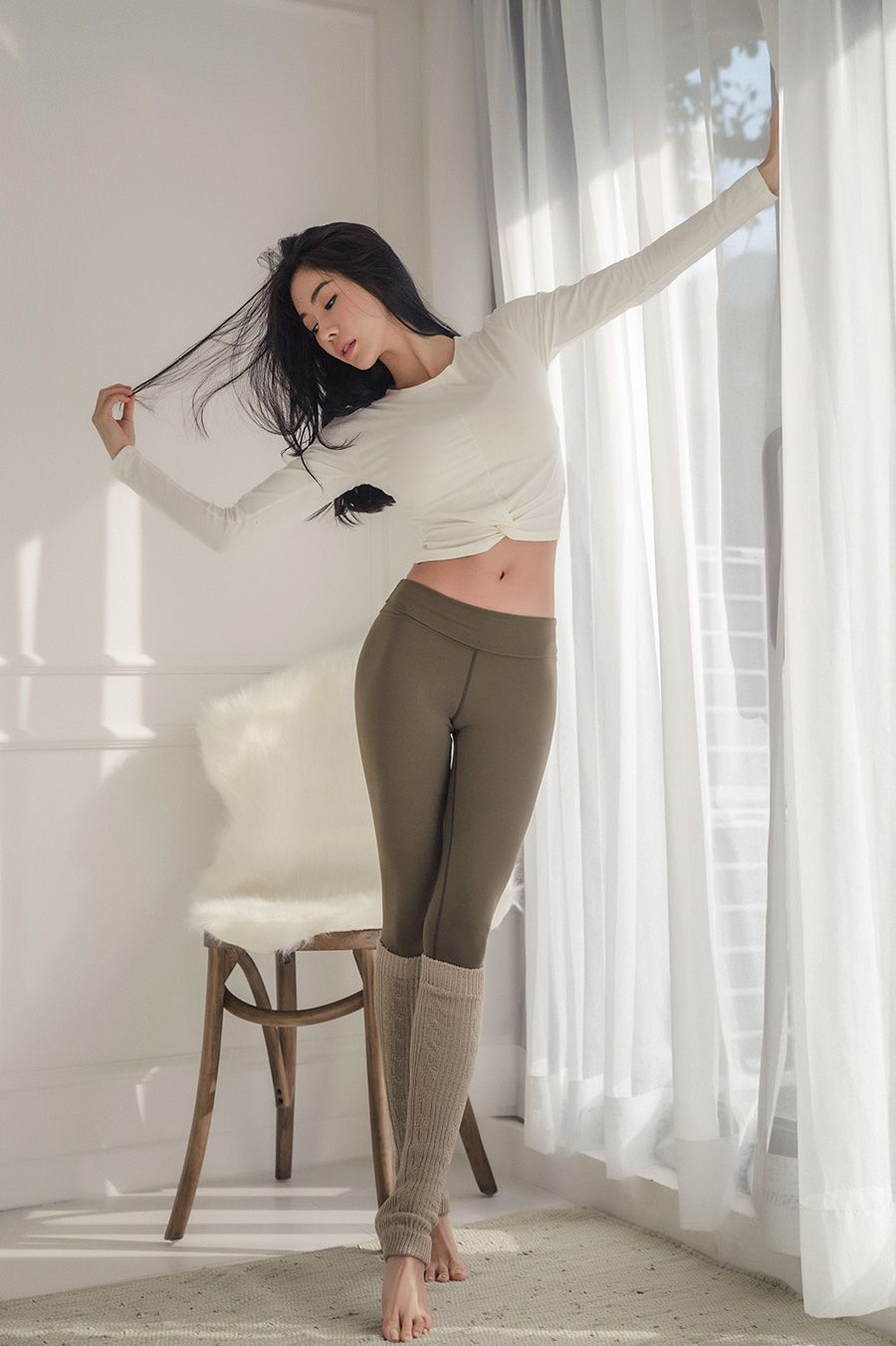 An Seo Rin model - Korean fashion Fitness Set - Jan.2018, TruePic.net