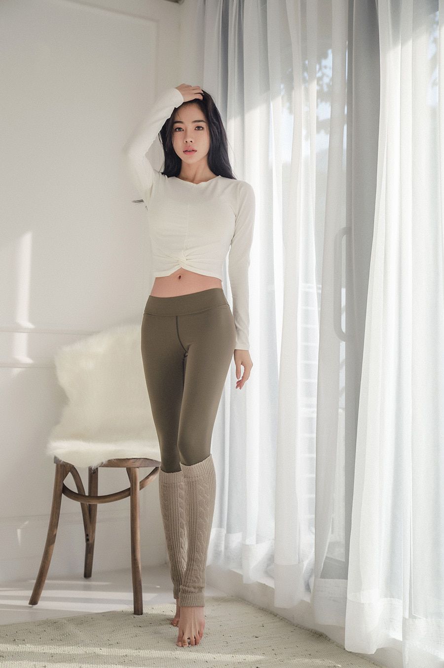 An Seo Rin model - Korean fashion Fitness Set - Jan.2018, TruePic.net